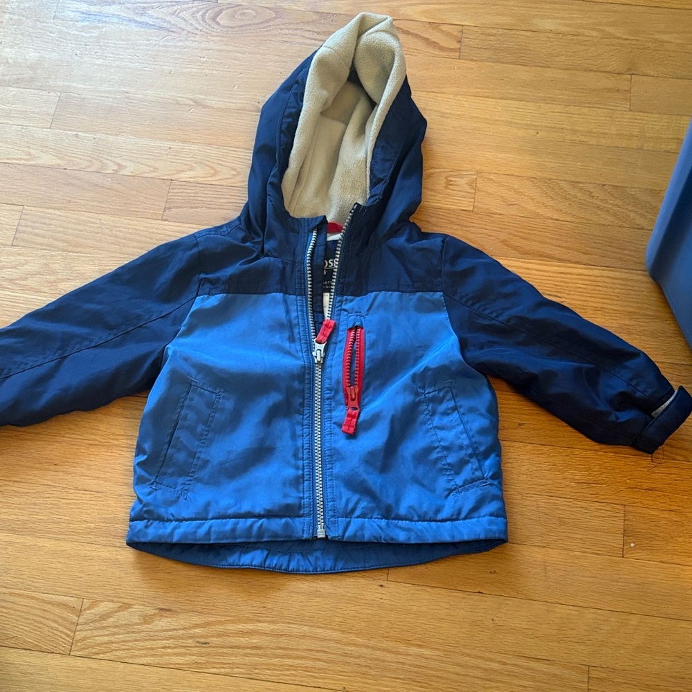 OshKosh B'gosh Blue and Red Kids Jacket